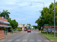 Katherine town in Northern Territory 3.5 hours south of Darwin
